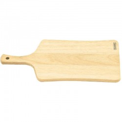 TABUA DE MADEIRA TAUARI RETANGULAR COM CABO PARA ALIMENTOS DELICATE NATURAL TRAMONTINA