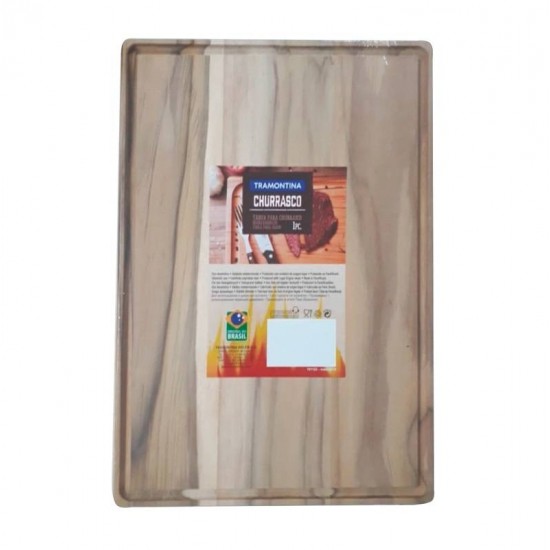 TABUA RETANGULAR MADEIRA TECA 40 X 28 X 2 CM TRAMONTINA
