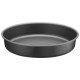 ASSADEIRA REDONDA 22CM 1 8L BRASIL GRAFITE ALUMINIO COM REVESTIMENTO ANTIADERENTE TRAMONTINA
