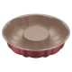 FORMA PARA BOLO 24CM 2 0L BRASIL VERMELHO ALUMINIO COM REVESTIMENTO ANTIADERENTE TRAMONTINA