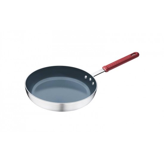 FRIGIDEIRA PRO ALUMINIO ACAB EXT LIXADO REVES INTER CERAMICO CABO INOX E SILICONE 24CM 2L TRAMONTINA