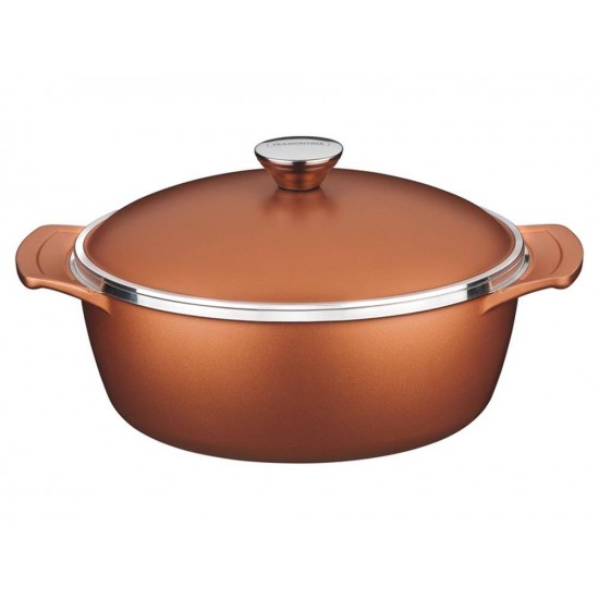 CACAROLA 30CM 6.8L LYON DOURADO ALUMINIO COM REVESTIMENTO ANTIADERENTE TRAMONTINA