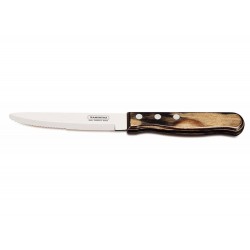 FACA PARA CHURRASCO JUMBO 5 POLYWOOD CASTANHO LAMINA DE ACO INOX E CABO DE MADEIRA TRAMONTINA