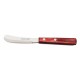 ESPATULA PARA MANTEIGA 3 POLYWOOD VERMELHO LAMINA DE ACO INOX E CABO DE MADEIRA TRAMONTINA