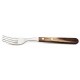 GARFO JUMBO POLYWOOD CASTANHO LAMINA DE ACO INOX E CABO DE MADEIRA TRAMONTINA