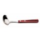 CONCHA PARA MOLHO POLYWOOD VERMELHO LAMINA DE ACO INOX E CABO DE MADEIRA TRAMONTINA