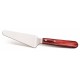 ESPATULA PARA BOLO 5 POLYWOOD VERMELHOLAMINA DE ACO INOX E CABO DE MADEIRA TRAMONTINA