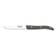 FACA CHURRASCO 4 FIO SERRILHADO POLYWOOD CASTANHO LAMINA DE ACO INOX E CABO DE MADEIRA TRAMONTINA