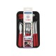 FAQUEIRO 25 PCS TULUM VERMELHO SORTIDOS COM LAMINAS DE ACO INOX E CABOS DE POLIPROPILENO TRAMONTINA
