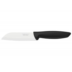 FACA PARA CORTA E PICAR 5 PLENUS PRETO LAMINA DE ACO INOX E CABO DE POLIPROPILENO TRAMONTINA