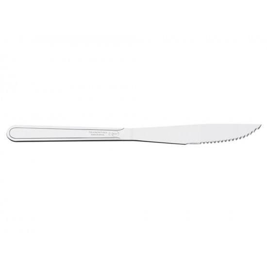 FACA PARA CHURRASCO 4 BUZIOS TALHER DE ACO INOX TRAMONTINA