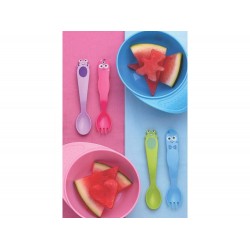 JOGO DE TALHERES 2 PEÇAS MONSTERBABY MISTO SORTIDOS COM TALHERES DE POLIESTER TRAMONTINA