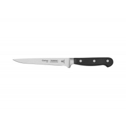 FACA PARA FILETAR 6 CENTURY PRETO LAMINA DE ACO INOX E CABO DE POLICARBONATO TRAMONTINA