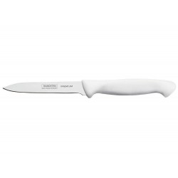 FACA PARA LEGUMES FRUTAS 4 PREMIUM BRANCO LAMINA DE ACO INOX E CABO DE POLIPROPILENO TRAMONTINA