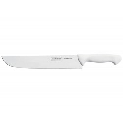 FACA PARA CARNE 10 PREMIUM BRANCO LAMINA DE ACO INOX E CABO DE POLIPROPILENO TRAMONTINA