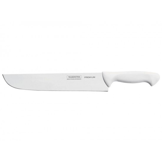 FACA PARA COZINHA 8 PREMIUM BRANCO LAMINA DE ACO INOX E CABO DE POLIPROPILENO TRAMONTINA