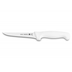 FACA PARA DESOSSAR 5 PROFISSIONAL BRANCO LAMINA DE ACO INOX E CABO DE POLIPROPILENO TRAMONTINA