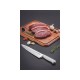 FACA PARA CARNE 10 PROFISSIONAL BRANCO LAMINA DE ACO INOX E CABO DE POLIPROPILENO TRAMONTINA