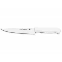 FACA PARA CARNE 6 PROFISSIONAL BRANCO LAMINA DE ACO INOX E CABO DE POLIPROPILENO TRAMONTINA