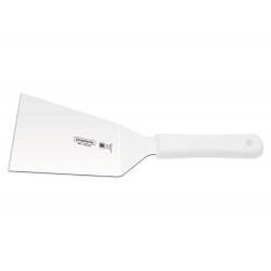 ESPATULA PARA FRITURAS 6X3 1/2 PROFISSIONAL BRANCOLAMINA ACO INOX E CABO POLIPROPILENO TRAMONTINA