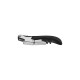 ABRIDOR SACA ROLHA SOMMELIER 2 ESTAGIOS HARMONIZA PRETO CORPO DE ABS ESPIRAL DE ACO INOX TRAMONTINA