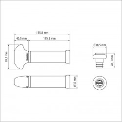 JOGO PARA VINHOS HARMONIZA COM BOMBA DE VACUO E TAMPAS 3 PECAS TRAMONTINA