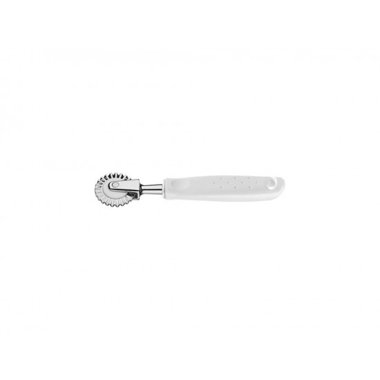 CARRETILHA P CORTAR UTILITA BRANCO LAMINA DE ZAMAK CROMADO NYLON E CABO DE POLIPROPILENO TRAMONTINA