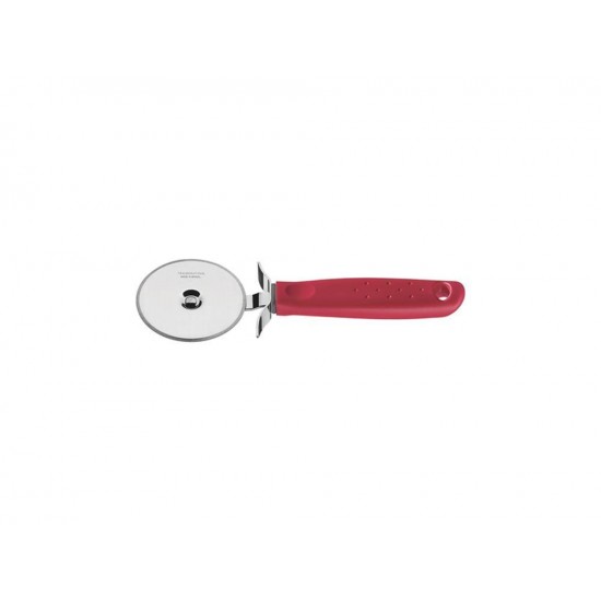 CORTADOR PARA PIZZA UTILITA VERMELHO LAMINA DE ACO INOX E CABO DE POLIPROPILENO TRAMONTINA