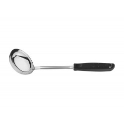 CONCHA UTILITA PRETO LAMINA DE ACO INOX E CABO DE POLIPROPILENO TRAMONTINA