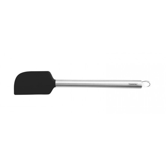 ESPATULA EM SILICONE APRECIATTA COM CABO EM ACO INOX SATINADO TRAMONTINA