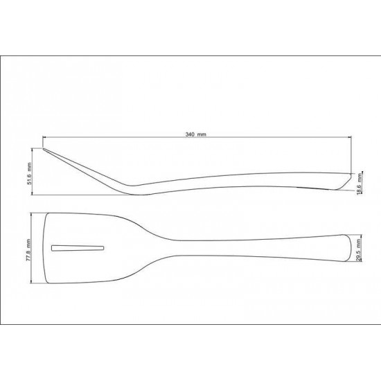 ESPATULA LYON EM SILICONE CINZA TRAMONTINA