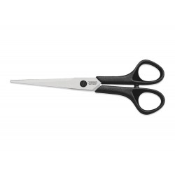 TESOURA PARA CABELEIREIRO 6 SUPERCORT PRETO LAMINA DE ACO INOX E CABO DE POLIPROPILENO TRAMONTINA