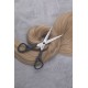 TESOURA PARA CABELO SUPERCORT COM LAMINA EM ACO INOX E CABO DE POLIPROPILENO ONIX 6 TRAMONTINA