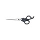 TESOURA PARA CABELO SUPERCORT LAMINA EM ACO INOX FIO LASER E CABO DE POLIPROPILENO ONIX 6 TRAMONTINA