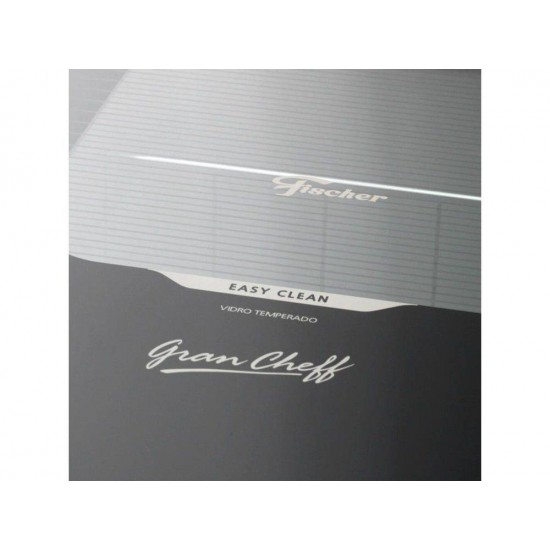 FOGAO DE PISO FISCHER 5Q GRAND CHEFF GAS SILVER BIVOLT