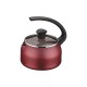 CHALEIRA PARIS TEXTURE EM ALUMINIO E EXTERNO ANTIADERENTE STARFLON MAX VERMELHO 1.9 L TRAMONTINA