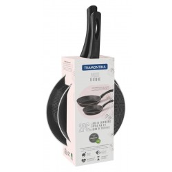 JOGO DE FRIGIDEIRA PARIS TEXTURE ALUMINIO REVESTIMENTO ANTIADERENTE STARFLON MAX 2PC GRAF TRAMONTINA