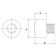 BORDA PLASTICA EM ABS 30 MM TRAMONTINA