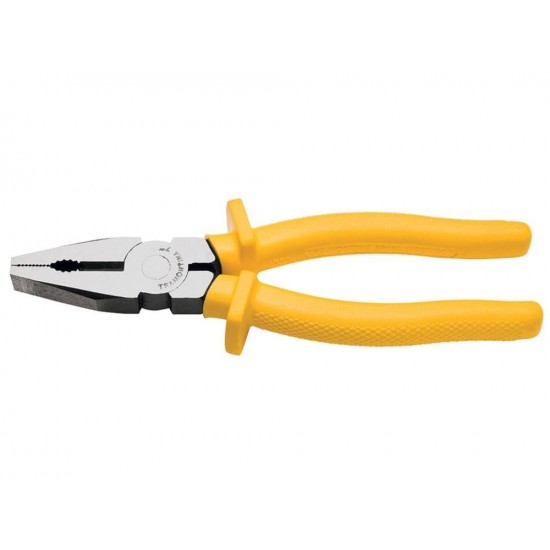 ALICATE UNIVERSAL 8 FORJADO EM ACO ESPECIAL EMPUNHADURA ISOLADA PVC AMARELO TRAMONTINA