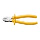 ALICATE CORTE DIAGONAL 6 FORJADO EM ACO ESPECIAL EMPUNHADURA ISOLADA PVC AMARELO TRAMONTINA