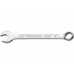 CHAVE COMBINADA 25 MM CORPO EM ACO ESPECIAL CROMADO BOCAS CALIBRADAS PESCOCO CURTO TRAMONTINA