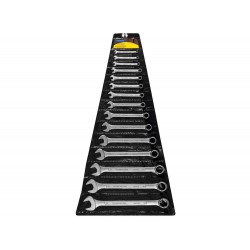 JOGO DE CHAVES COMBINADAS PESCOCO CURTO 15 PECAS CORPO ACO ESPECIAL ACABAMENTO CROMADO TRAMONTINA