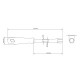 CHAVE CANHAO 9 MM HASTE TUBULAR EM ACO ESPECIAL CROMADA EMPUNHADURA EM PP INJETADA TRAMONTINA