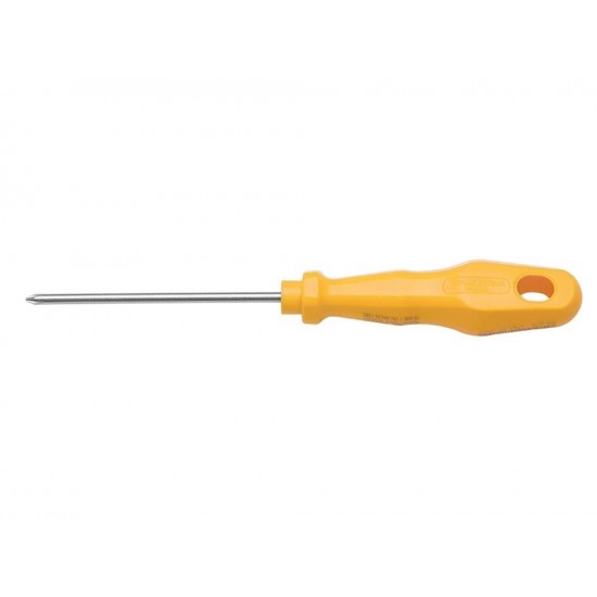 CHAVE DE FENDA PONTA CRUZADA 1 8X3 HASTE EM ACO ESPECIAL CABO INJETADO EM PP AMARELO TRAMONTINA
