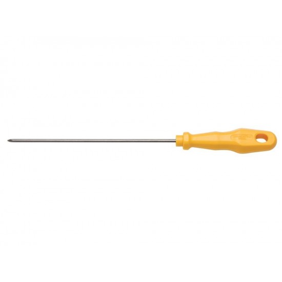 CHAVE DE FENDA PONTA CRUZADA 1 8X6 HASTE EM ACO ESPECIAL CABO INJETADO EM PP AMARELO TRAMONTINA