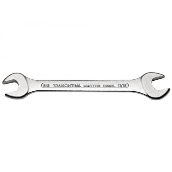 CHAVE FIXA 1 4X5 16 CORPO EM ACO ESPECIAL E TEMPERADO CROMADO BOCAS CALIBRADAS TRAMONTINA