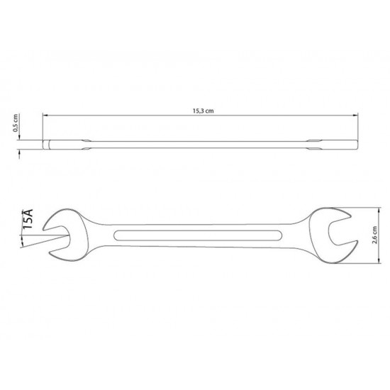 CHAVE FIXA 10X11MM CORPO FORJADO EM ACO ESPECIAL ACABAMENTO CROMADO BOCAS USINADAS TRAMONTINA