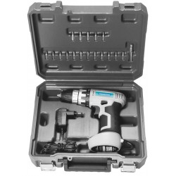 PARAFUSADEIRA FURADEIRA USO DOMÉSTICO 7.2 V COM MALETA 20 PEÇAS TRAMONTINA