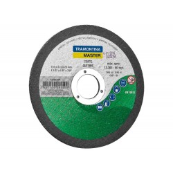 DISCO DE CORTE PARA PEDRAS 4.1 2 GRAOS EM CARBONETO DE SILICIO ROTACAO MAXIMA 13300 RPM TRAMONTINA