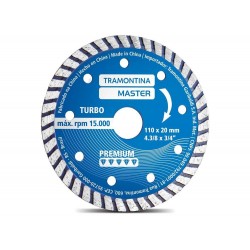 DISCO DIAMANTADO TURBO 4.3 8.CORPO ACO ESPECIAL TEMPERADO.VELOCIDADE MAXIMA 15000RPM TRAMONTINA